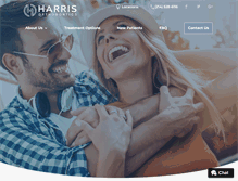 Tablet Screenshot of harrisorthodontics.com